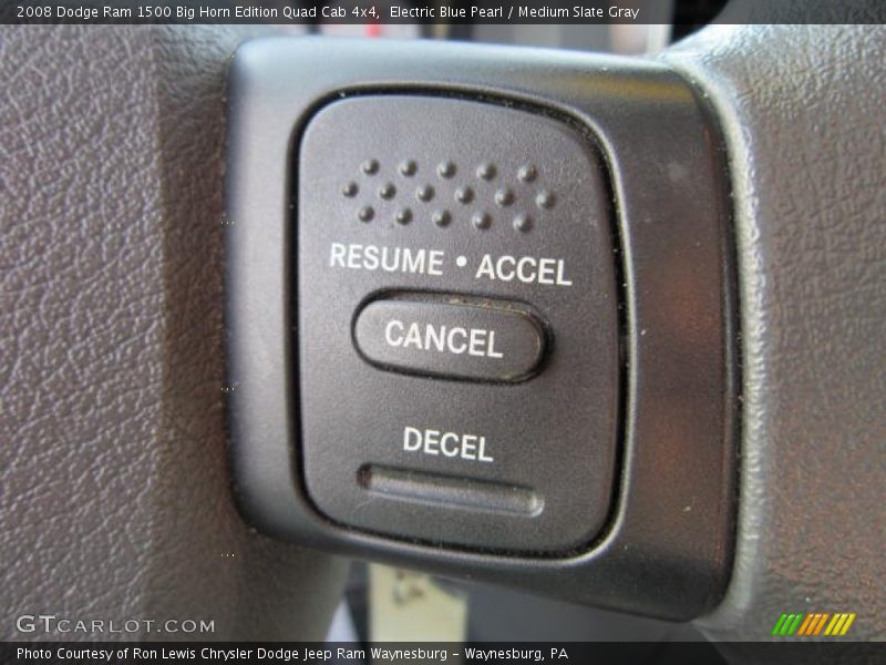 Electric Blue Pearl / Medium Slate Gray 2008 Dodge Ram 1500 Big Horn Edition Quad Cab 4x4