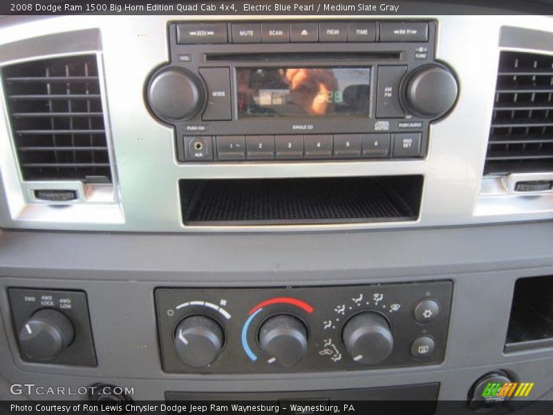 Electric Blue Pearl / Medium Slate Gray 2008 Dodge Ram 1500 Big Horn Edition Quad Cab 4x4