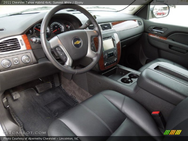 Ebony Interior - 2011 Tahoe Hybrid 4x4 