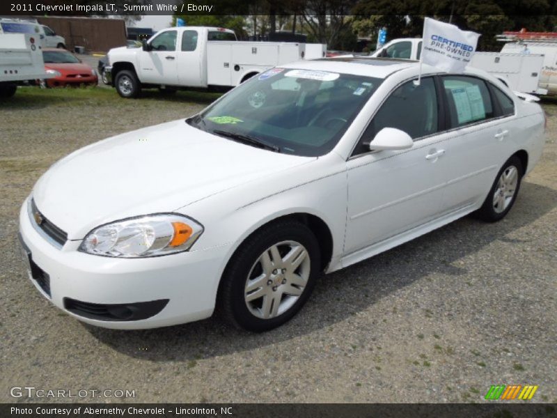 Summit White / Ebony 2011 Chevrolet Impala LT