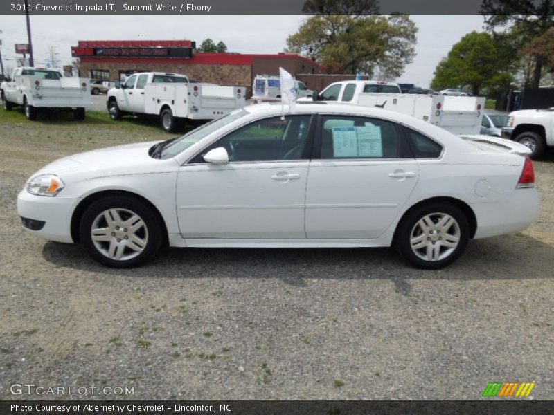 Summit White / Ebony 2011 Chevrolet Impala LT