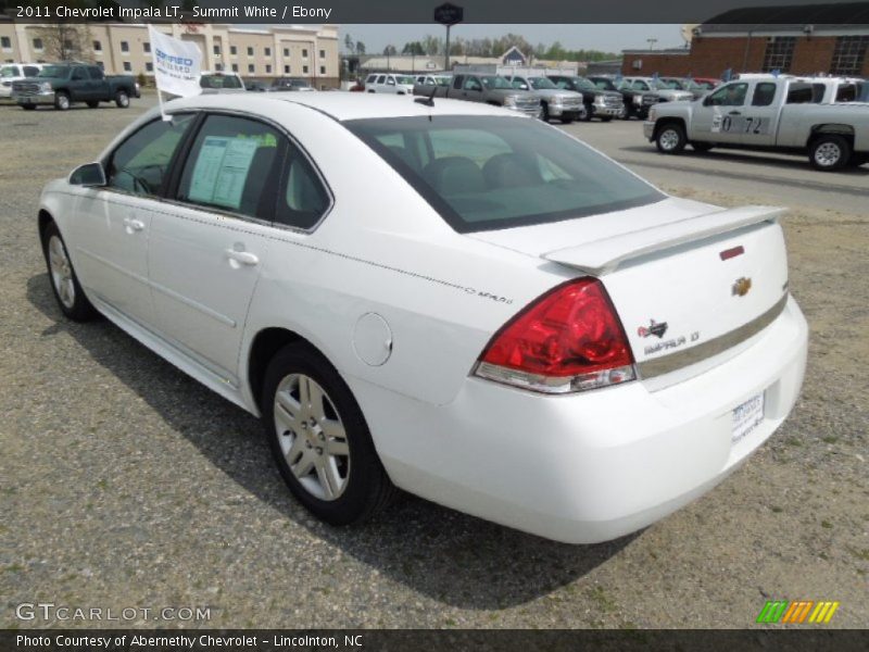 Summit White / Ebony 2011 Chevrolet Impala LT