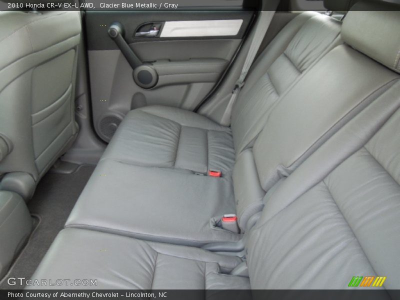 Glacier Blue Metallic / Gray 2010 Honda CR-V EX-L AWD