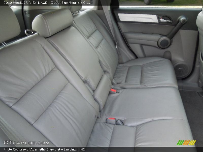 Glacier Blue Metallic / Gray 2010 Honda CR-V EX-L AWD