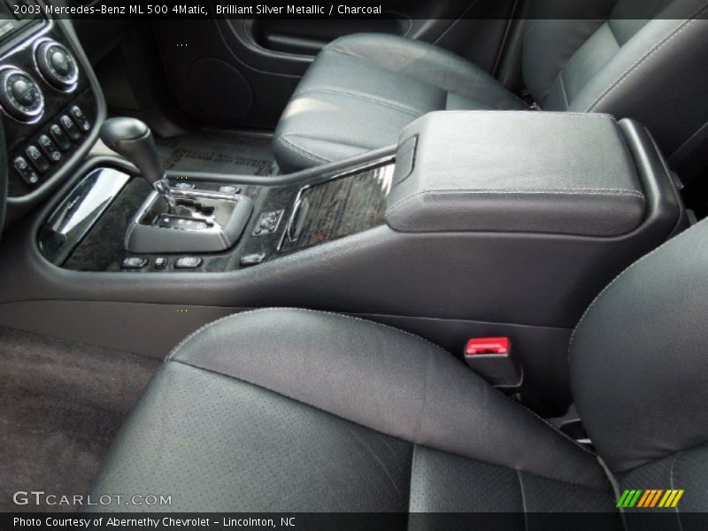 Brilliant Silver Metallic / Charcoal 2003 Mercedes-Benz ML 500 4Matic