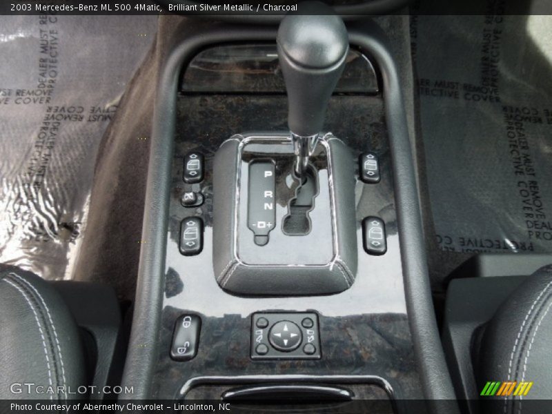 Brilliant Silver Metallic / Charcoal 2003 Mercedes-Benz ML 500 4Matic