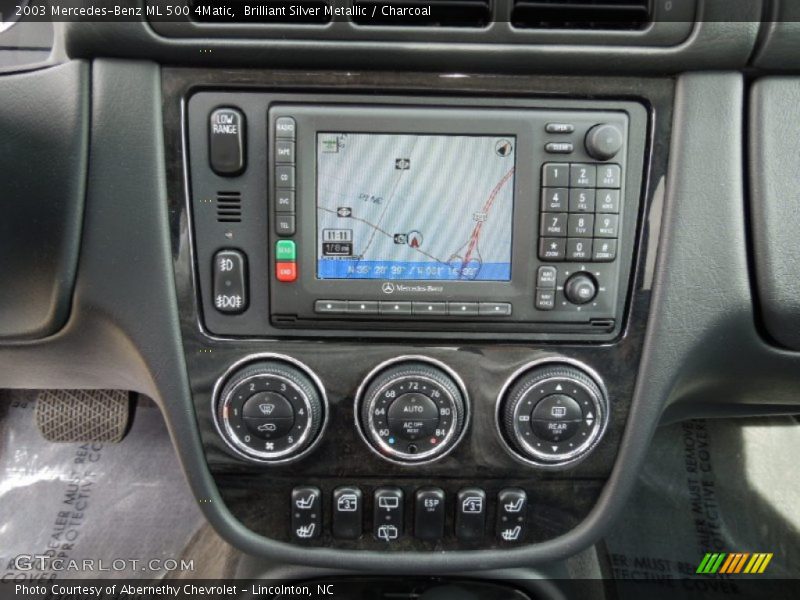 Brilliant Silver Metallic / Charcoal 2003 Mercedes-Benz ML 500 4Matic