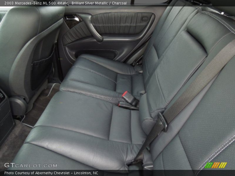 Brilliant Silver Metallic / Charcoal 2003 Mercedes-Benz ML 500 4Matic