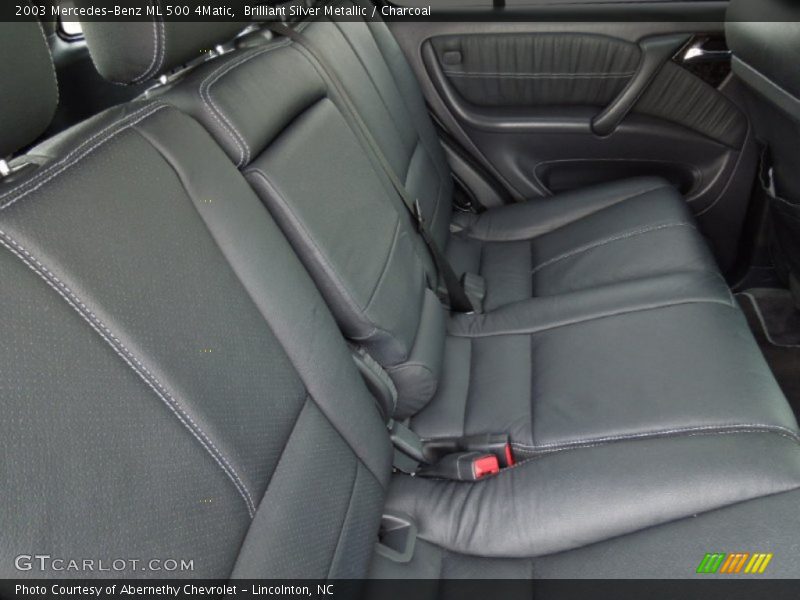 Brilliant Silver Metallic / Charcoal 2003 Mercedes-Benz ML 500 4Matic