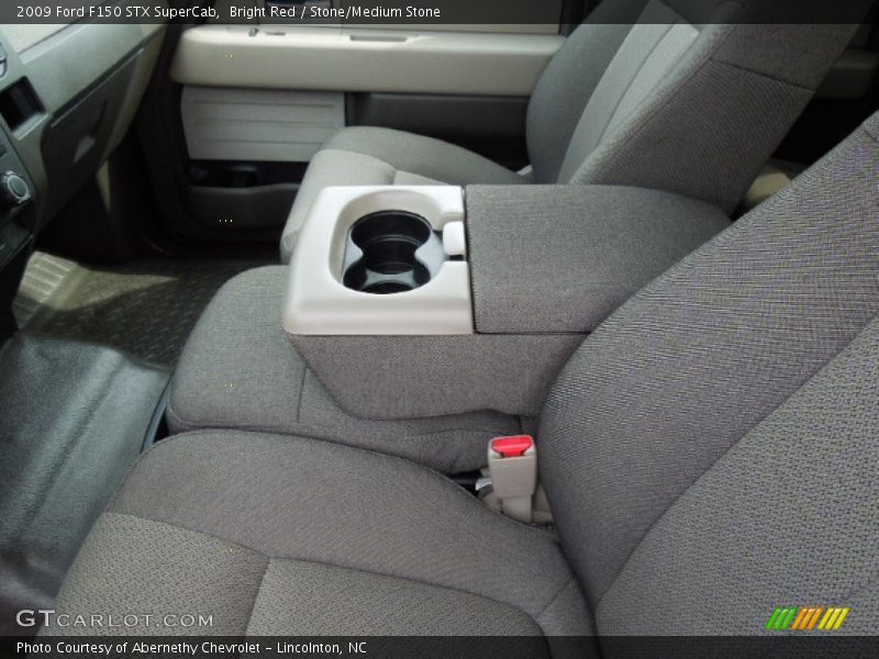 Bright Red / Stone/Medium Stone 2009 Ford F150 STX SuperCab
