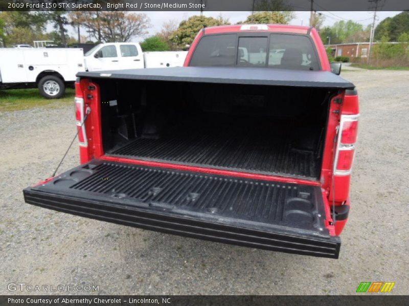 Bright Red / Stone/Medium Stone 2009 Ford F150 STX SuperCab