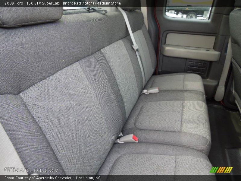 Bright Red / Stone/Medium Stone 2009 Ford F150 STX SuperCab