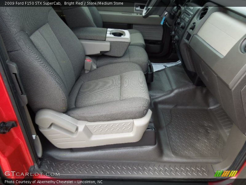 Bright Red / Stone/Medium Stone 2009 Ford F150 STX SuperCab