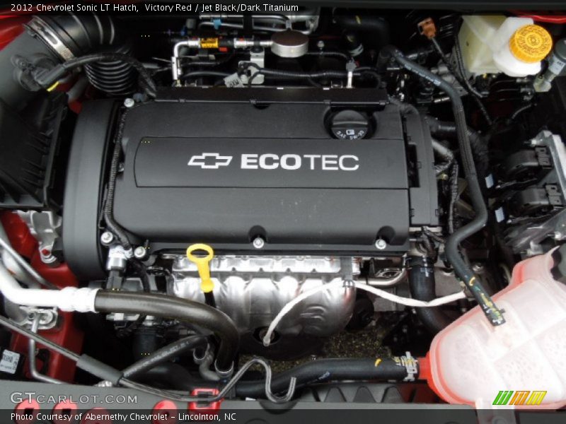 Victory Red / Jet Black/Dark Titanium 2012 Chevrolet Sonic LT Hatch