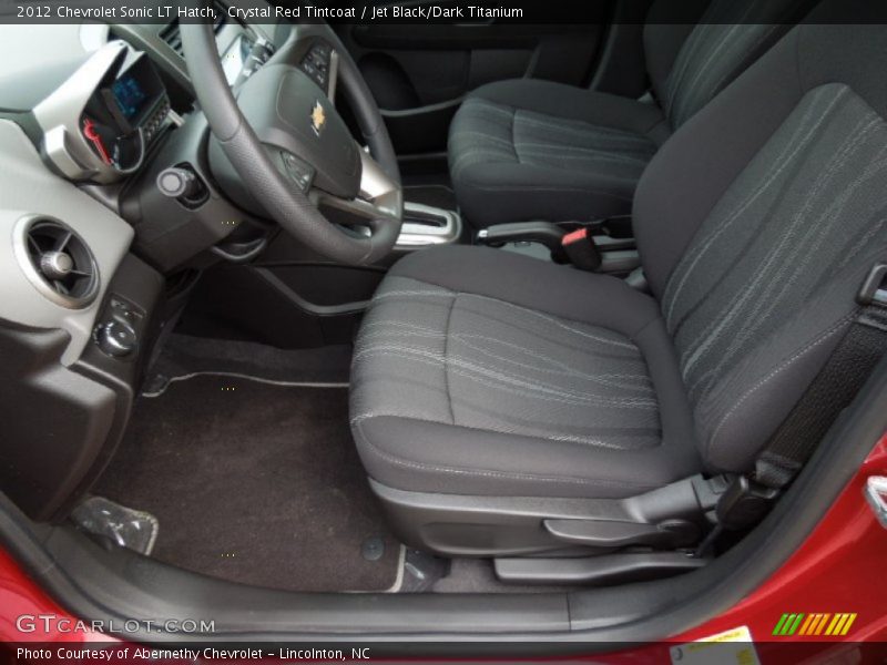 Crystal Red Tintcoat / Jet Black/Dark Titanium 2012 Chevrolet Sonic LT Hatch
