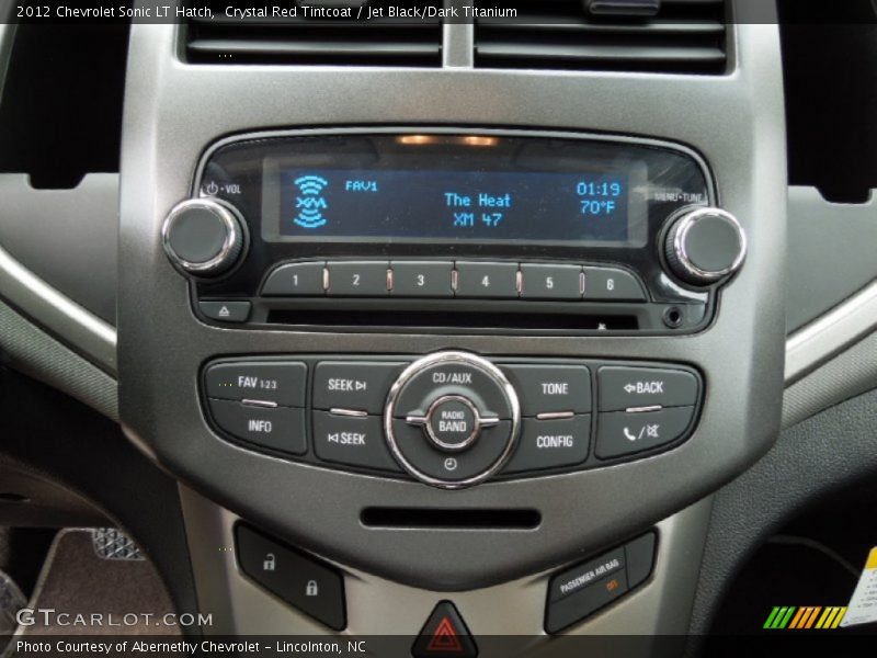 Crystal Red Tintcoat / Jet Black/Dark Titanium 2012 Chevrolet Sonic LT Hatch