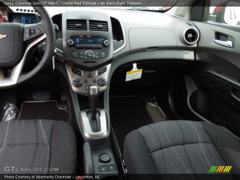 Crystal Red Tintcoat / Jet Black/Dark Titanium 2012 Chevrolet Sonic LT Hatch