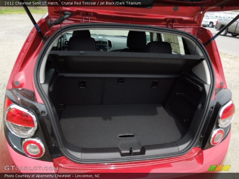 Crystal Red Tintcoat / Jet Black/Dark Titanium 2012 Chevrolet Sonic LT Hatch