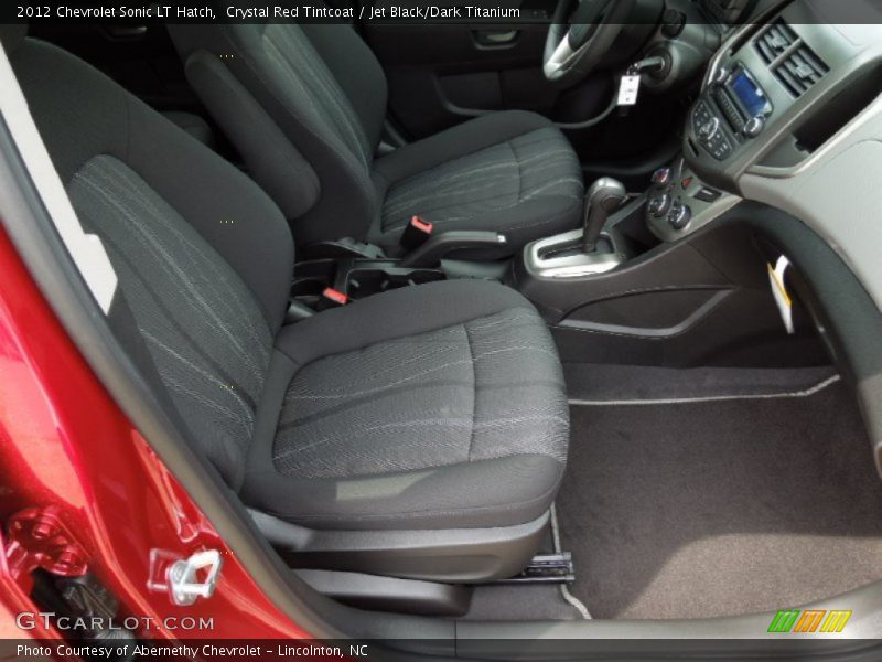 Crystal Red Tintcoat / Jet Black/Dark Titanium 2012 Chevrolet Sonic LT Hatch