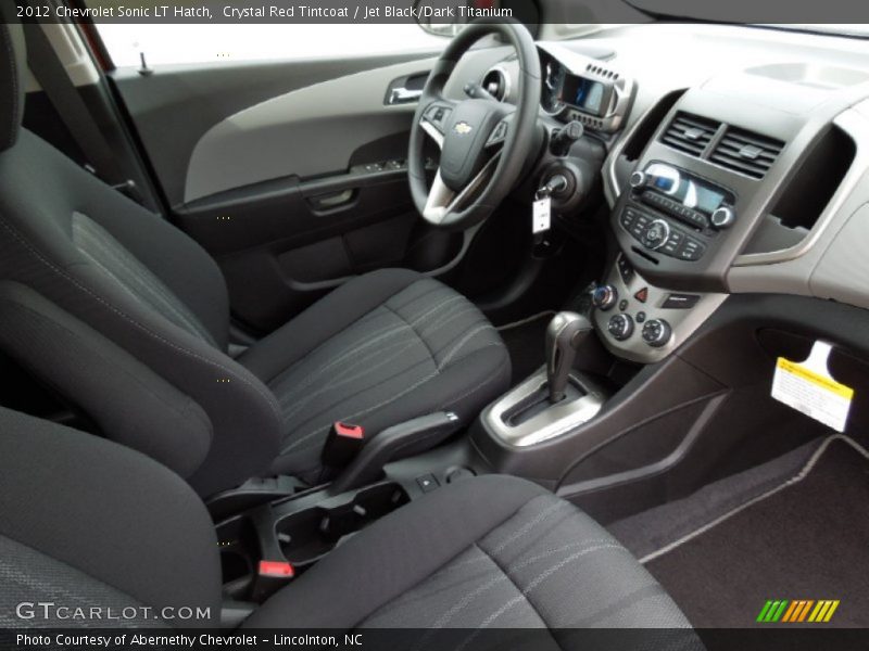 Crystal Red Tintcoat / Jet Black/Dark Titanium 2012 Chevrolet Sonic LT Hatch
