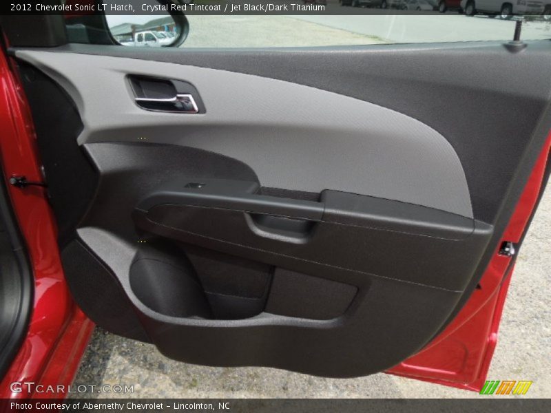 Crystal Red Tintcoat / Jet Black/Dark Titanium 2012 Chevrolet Sonic LT Hatch