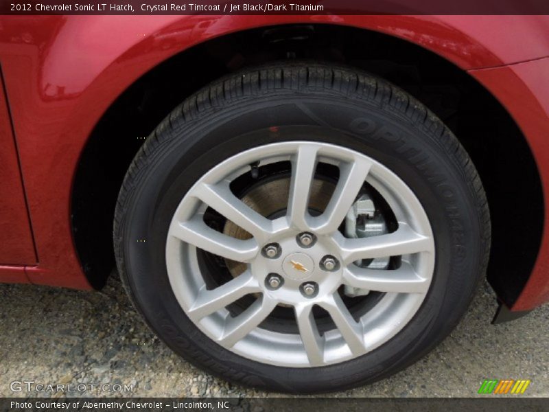 Crystal Red Tintcoat / Jet Black/Dark Titanium 2012 Chevrolet Sonic LT Hatch