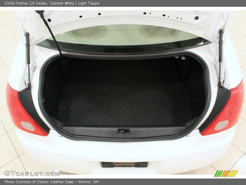 Summit White / Light Taupe 2009 Pontiac G6 Sedan