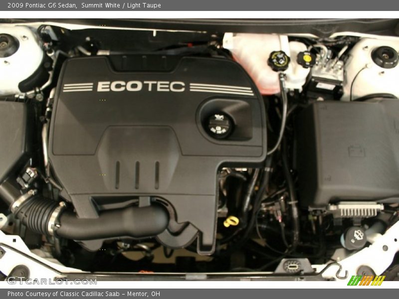 Summit White / Light Taupe 2009 Pontiac G6 Sedan