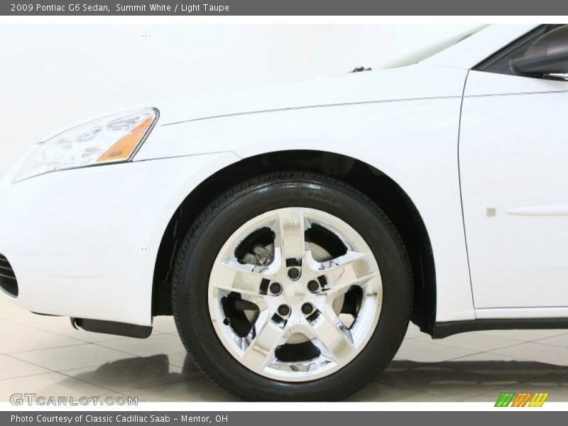 Summit White / Light Taupe 2009 Pontiac G6 Sedan