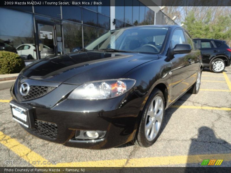 Black Mica / Black 2009 Mazda MAZDA3 i Touring Sedan