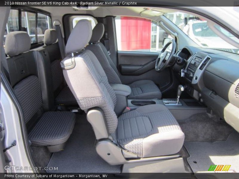 Radiant Silver Metallic / Graphite 2010 Nissan Frontier SE V6 King Cab 4x4