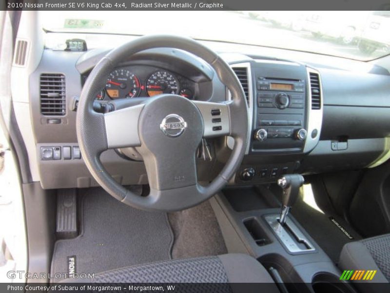 Radiant Silver Metallic / Graphite 2010 Nissan Frontier SE V6 King Cab 4x4