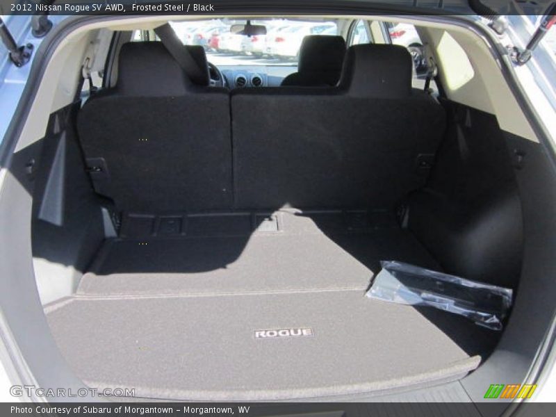 Frosted Steel / Black 2012 Nissan Rogue SV AWD