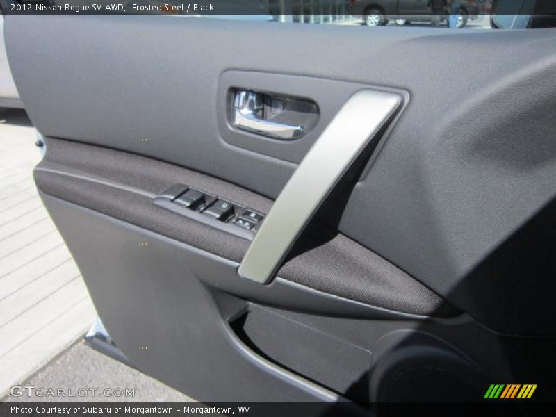 Frosted Steel / Black 2012 Nissan Rogue SV AWD