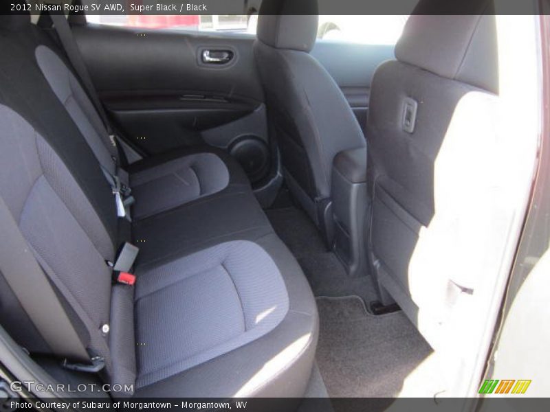 Super Black / Black 2012 Nissan Rogue SV AWD