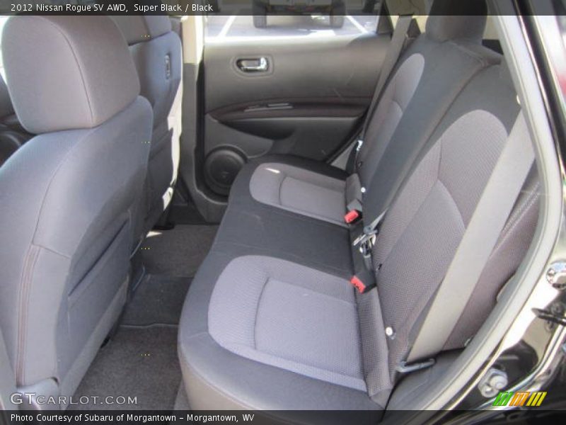 Super Black / Black 2012 Nissan Rogue SV AWD