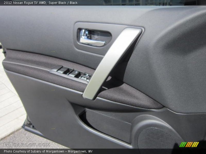 Super Black / Black 2012 Nissan Rogue SV AWD