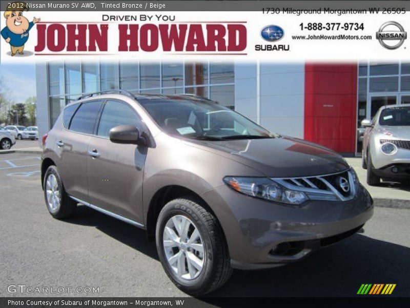 Tinted Bronze / Beige 2012 Nissan Murano SV AWD