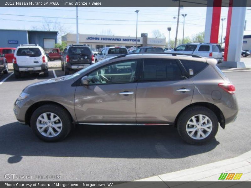Tinted Bronze / Beige 2012 Nissan Murano SV AWD