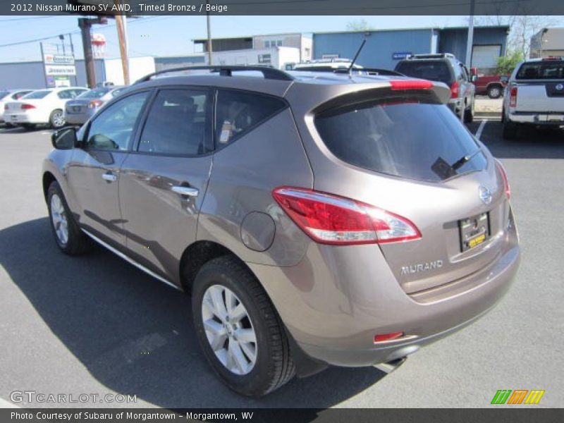 Tinted Bronze / Beige 2012 Nissan Murano SV AWD