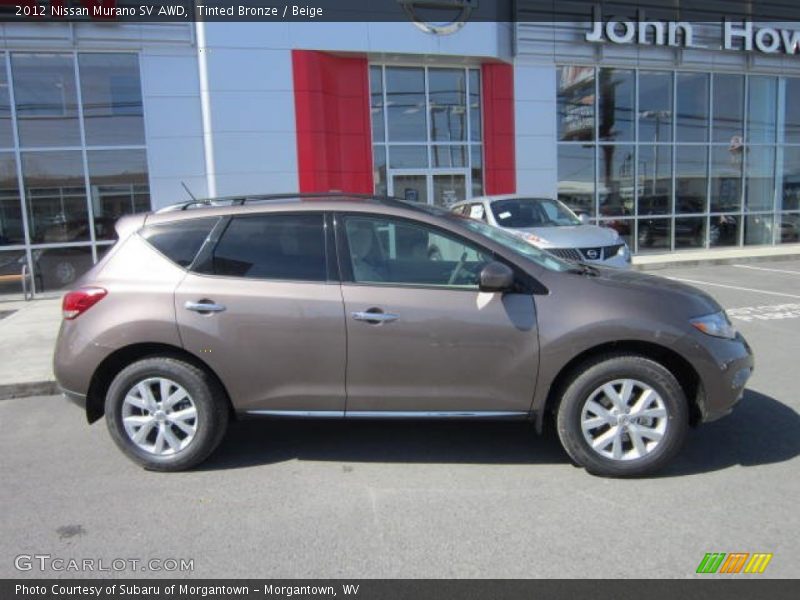 Tinted Bronze / Beige 2012 Nissan Murano SV AWD