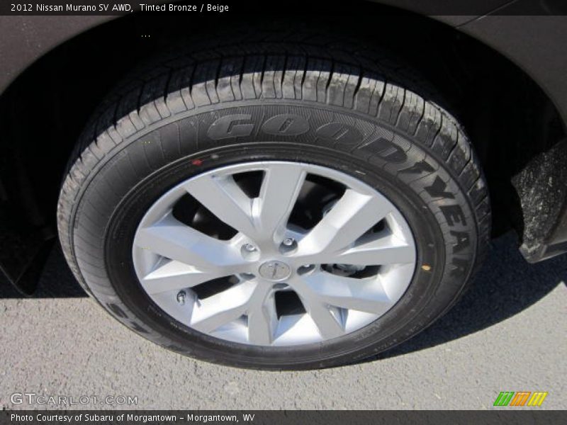 Tinted Bronze / Beige 2012 Nissan Murano SV AWD