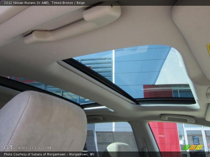 Tinted Bronze / Beige 2012 Nissan Murano SV AWD