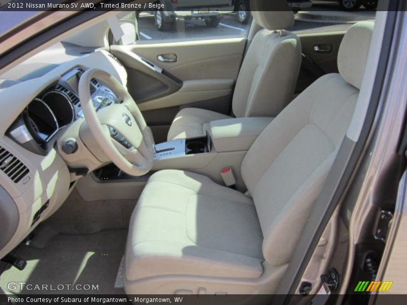 Tinted Bronze / Beige 2012 Nissan Murano SV AWD