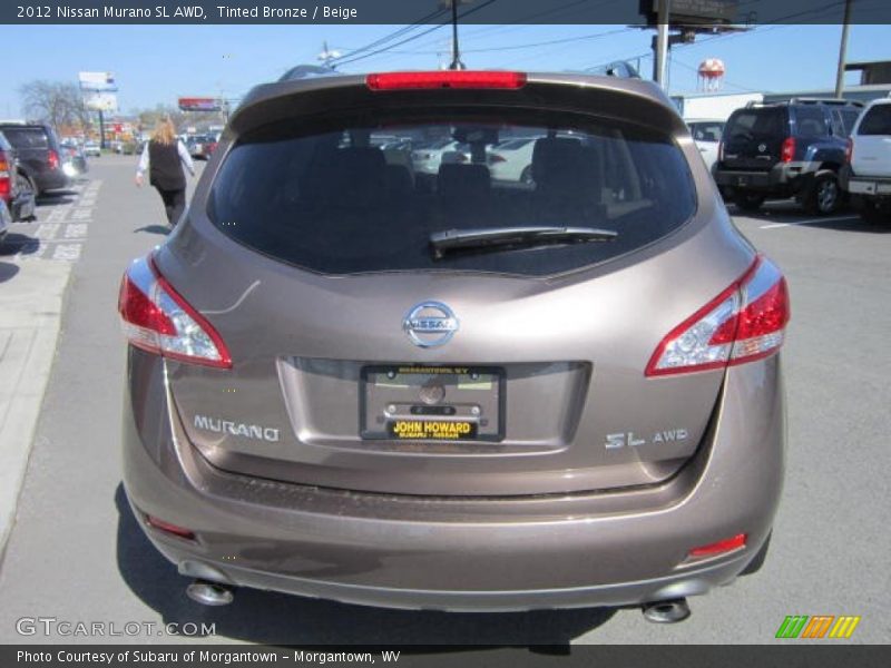Tinted Bronze / Beige 2012 Nissan Murano SL AWD