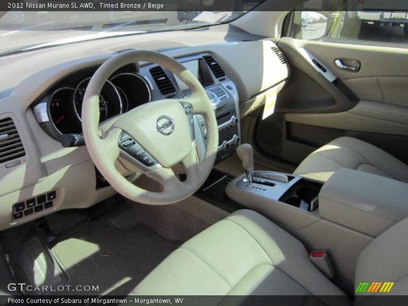 Tinted Bronze / Beige 2012 Nissan Murano SL AWD