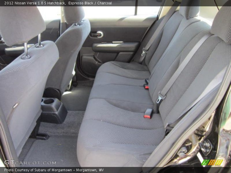 Espresso Black / Charcoal 2012 Nissan Versa 1.8 S Hatchback