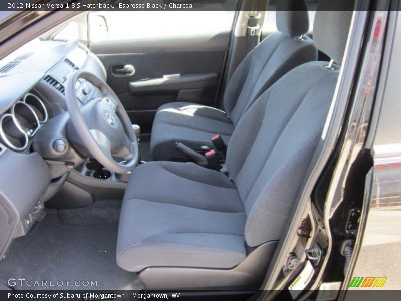 Espresso Black / Charcoal 2012 Nissan Versa 1.8 S Hatchback
