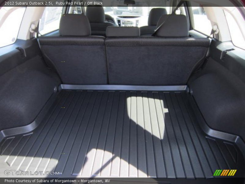 Ruby Red Pearl / Off Black 2012 Subaru Outback 2.5i