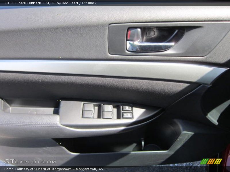 Ruby Red Pearl / Off Black 2012 Subaru Outback 2.5i